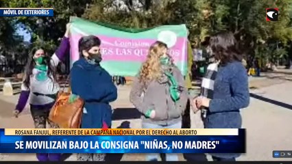 Se movilizan bajo la consigna "niñas, no madres"