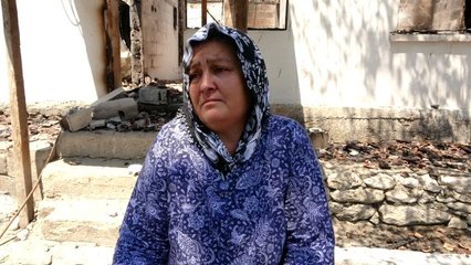 Son dakika haberi | Orman yangında evi yanan kadın: "Canımızı zor kurtardık"