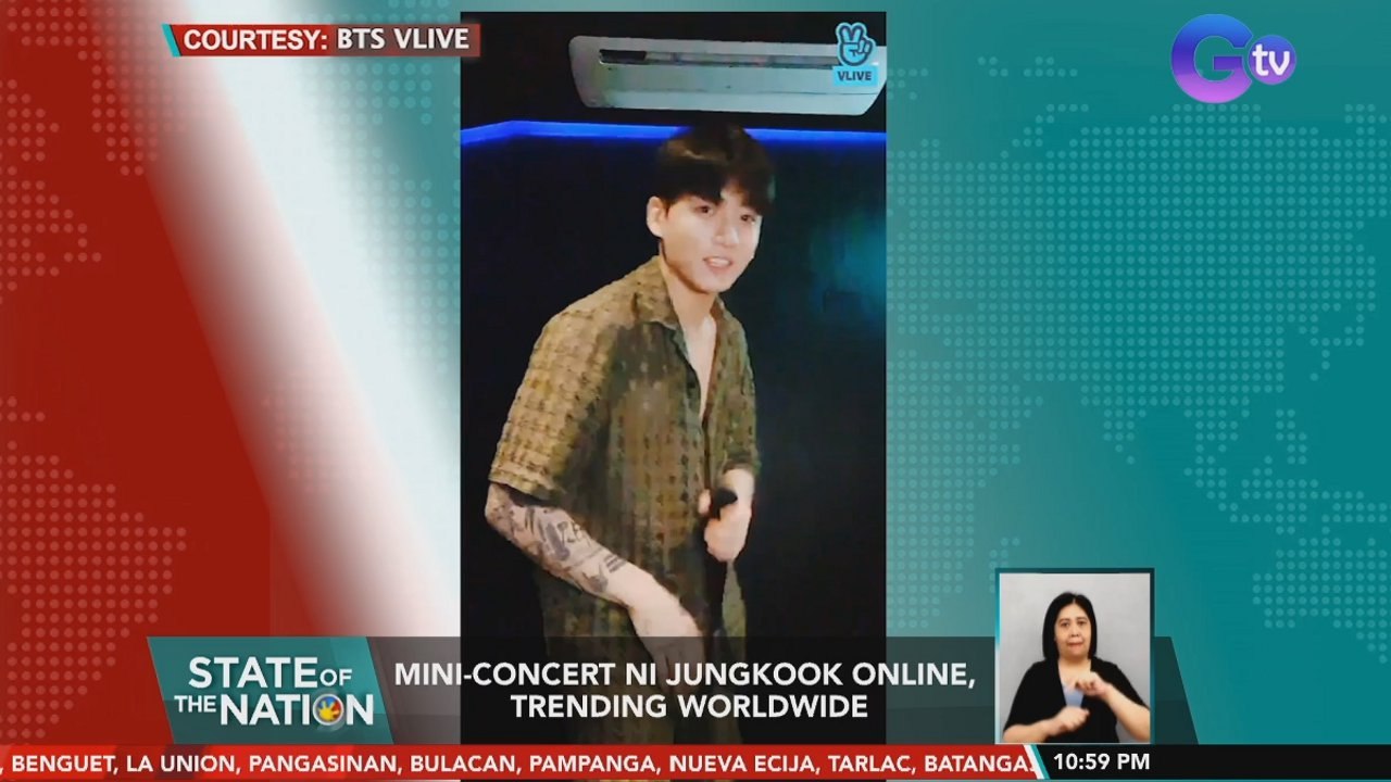 Mini-concert ni Jungkook online, trending worldwide | SONA