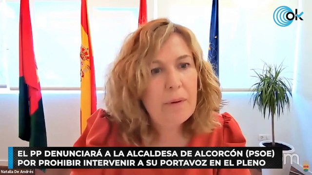 El PP denunciará a la alcaldesa de Alcorcón (PSOE) por prohibir intervenir a su portavoz en el Pleno