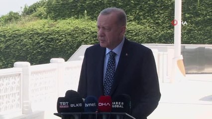 Son dakika... Cumhurbaşkanı Erdoğan: (Yangınlara ilişkin) "Bugün itibariyle uçak sayımız 5, 6'ya çıkmış vaziyette"