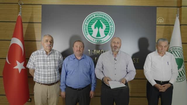 Ormancılık Sivil Toplum Kuruluşları basın toplantısı düzenledi