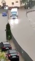 Ce conducteur n'a rien à faire des inondations