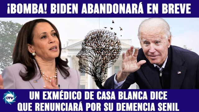 EMR: ¡GOLPE MORTAL a BIDEN!,exmédico de la CASA BLANCA dice renunciará debido a su DEMENCIA SENIL