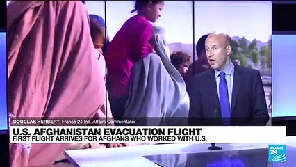 First flight of Afghan interpreters fleeing Taliban arrives in US