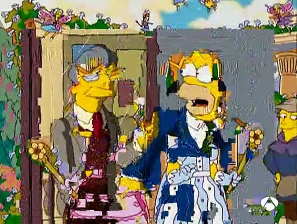 LOS SIMPSONS, CAPITULO 2 X 9, SERIE DE HUMOR,CARICATURAS,DIBUJOS ANIMADOS,HOMER,HOMERO,LISA,BURT,MAGIE,MARGARITA