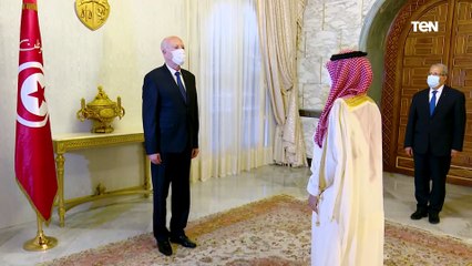 الرئيس التونسي يستقبل وزير الخارجية السعودي