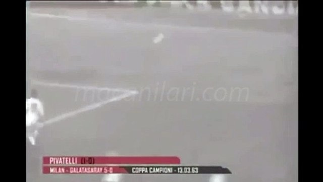 AC Milan 5-0 Galatasaray 13.03.1963 - 1962-1963 European Champion Clubs' Cup Quarter Final 2nd Leg