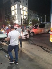 Son dakika haberleri: GAZİOSMANPAŞA'DA ASKER EĞLENCESİ KONVOYUNDA KAZA