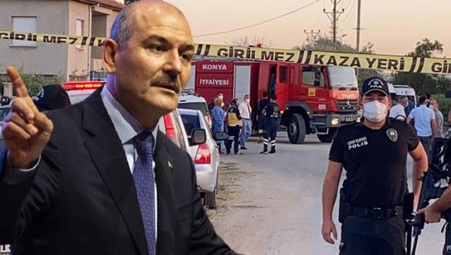 Son Dakika: İçişleri Bakanı Soylu'dan Konya'da 7 kişinin öldürülmesiyle ilgili ilk açıklama: Kürt-Türk meselesiyle alakası yok
