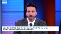More Than 200 Afghans Arrive In U.S. On First Evacuation Flight