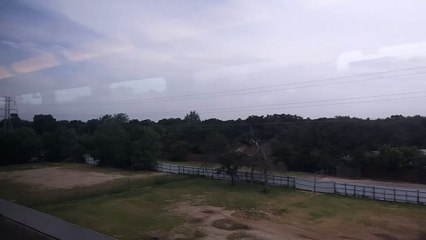 Trinity Railway Express Train Westbound approaching West Irving Station