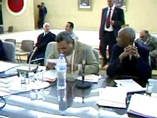 Bagare à la salle Palestine lors d'une réunion de la municipalité d'Errachidia