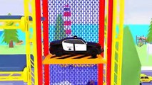 Car Games - Super Sports Cars Sliding Jump Water Color Parking Tracks 3D Animated Cars Gameplay