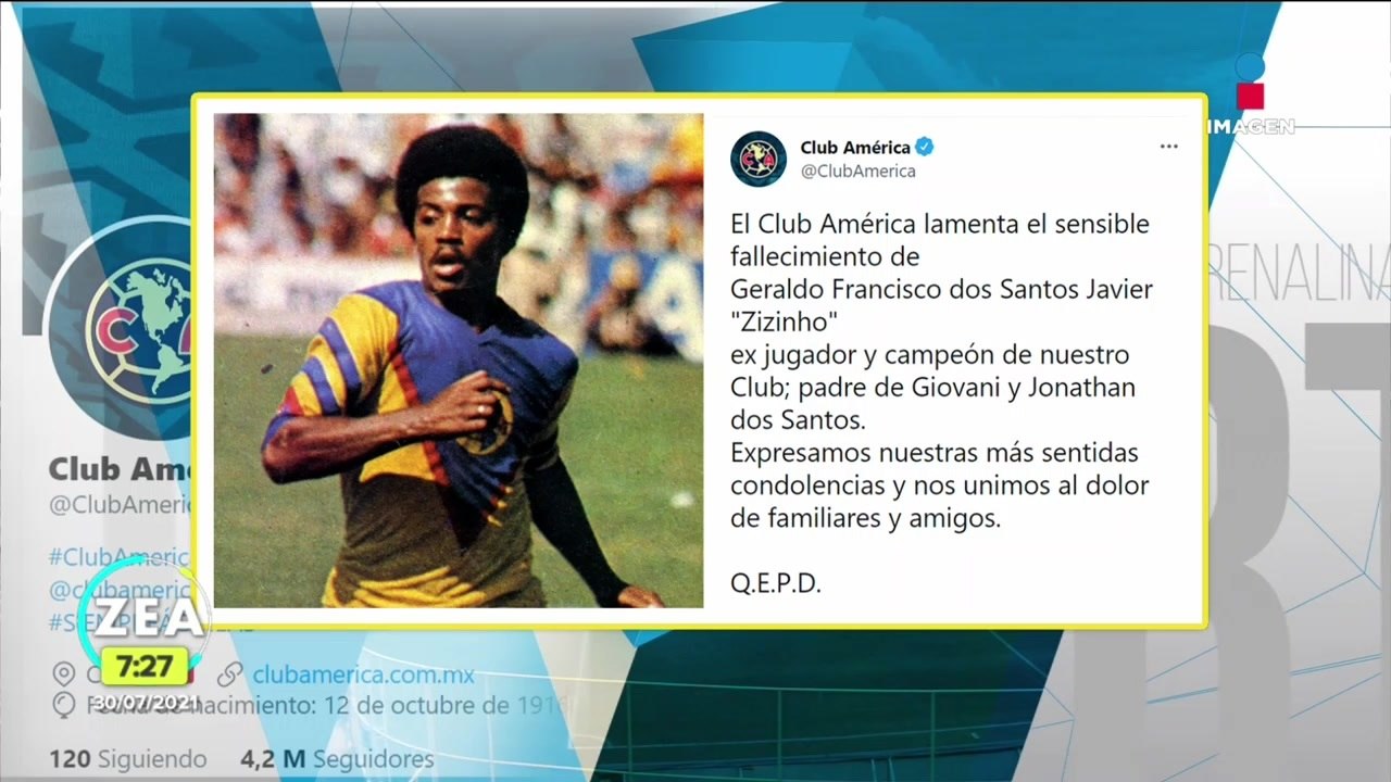 Falleció Zizinho dos Santos padre de Giovannie dos Santos