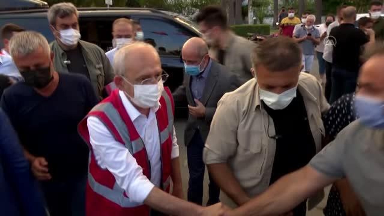 Son dakika haberleri: Kılıçdaroğlu, yangından etkilenen vatandaşların sorunlarını dinledi