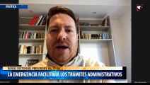 La emergencia facilitará los trámites administrativos