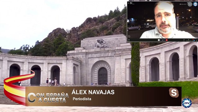 Alex Navajas: Para el gobierno todo es un símbolo franquista, hasta una cruz, quieren destruir España