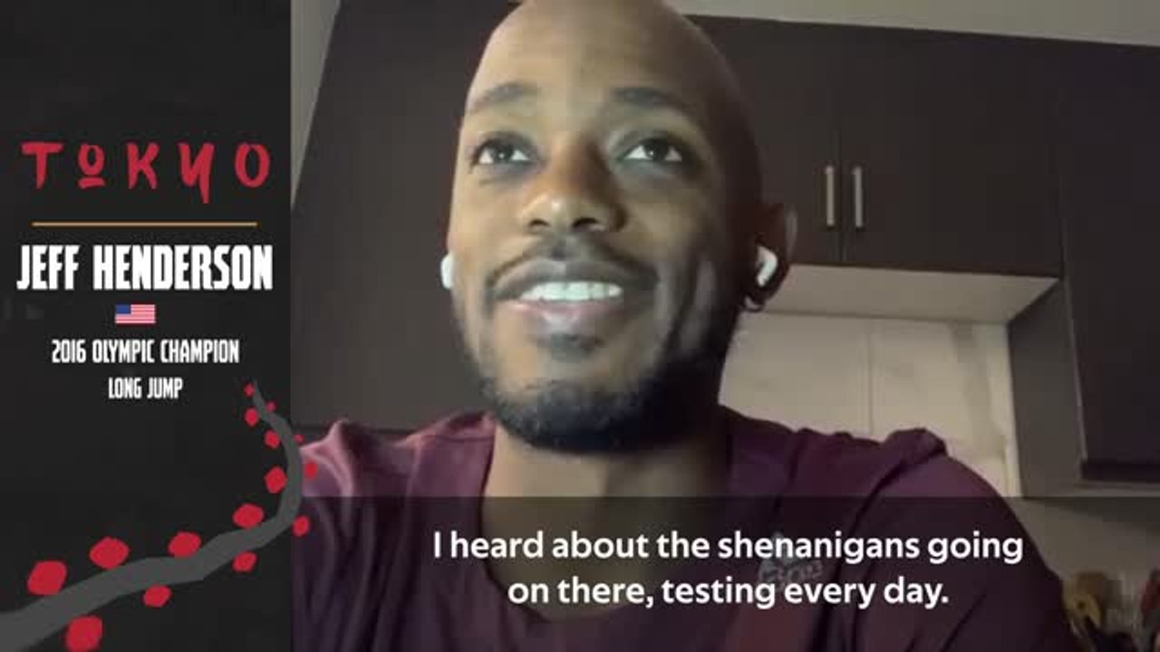 No fans at the Olympics just like hypedup practice Jeff Henderson