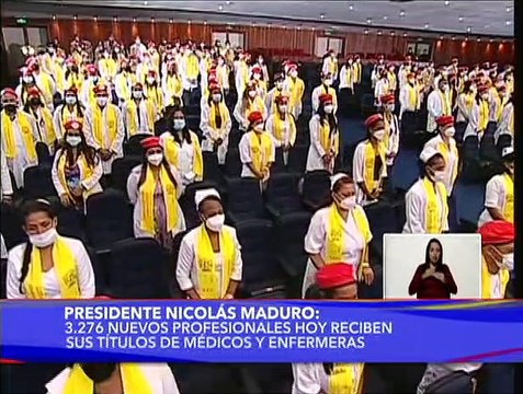 Un total de 3.276 nuevos profesionales de la salud egresaron de la UCS Hugo Rafael Chávez Frías