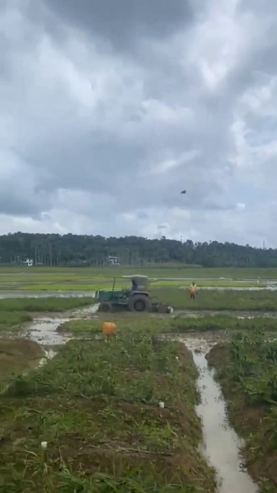 American Technology Tractor | John Deere 5050 D 4WD Plowing | Agricultur Field Work with Rotavator use | Zubair Menothil