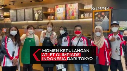 Momen Kepulangan 7 Atlet Indonesia Setelah Berlaga di Olimpiade Tokyo