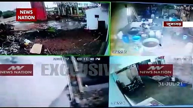 Overhead Water Tank Collapses In 4 Seconds In Junagarh | Water Tank