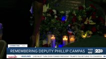 Community holds parade and vigil in honor of Deputy Campas