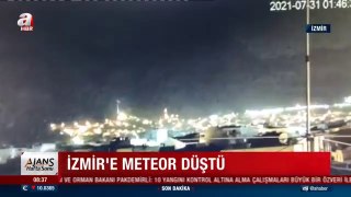 İzmir'e Meteor Düştü - İzmir'e düşen meteorun görüntüsü