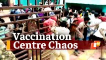 Odisha COVID19 Vaccination Centre Chaos: Police Resort To Lathicharge
