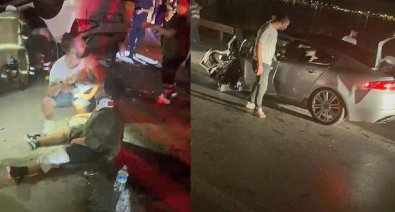 Feci kaza! Çok sayıda araç birbirine girdi