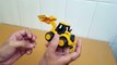 Unboxing and Review of Yellow Plastic Construction Vehicle Dumper, JCB, Cement Mixer for Kids