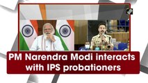 PM Narendra Modi interacts with IPS probationers