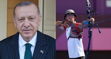 Cumhurbaşkanı Erdoğan, olimpiyat şampiyonu milli okçu Mete Gazoz'u telefonla arayarak tebrik etti