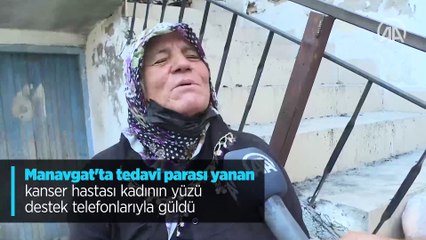 Manavgat'ta tedavi parası yanan kadına büyük destek