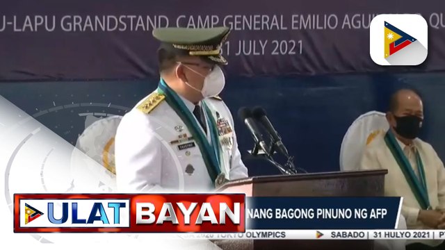 Lt. Gen. Jose Faustino Jr., itinalaga nang bagong pinuno ng AFP; serbisyo ni Ret. Gen. Sobejana sa bansa, kinilala