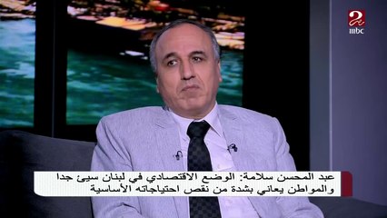 عبد المحسن سلامة يشرح أسباب استمرار الأزمة في لبنان وعلاقة التدخلات الخارجية