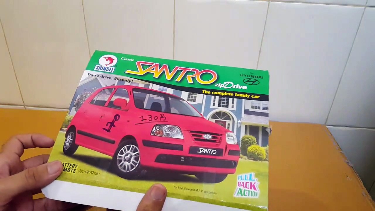 Unboxing and Review of Shinsei Santro Pull back Car Toy for your kids gift