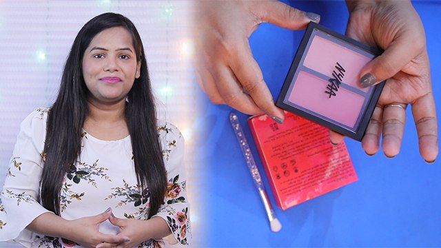 Nykaa Get Cheeky Blush Duo Review । Blusher Review । Makeup Video । How to Apply Blush Tutorial