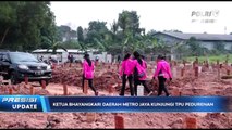 Bhayangkari Polda Metro Bagikan Sembako dan APD ke Penggali Makam Covid-19