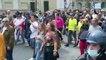 Franceses nas ruas contra o "passe sanitário"