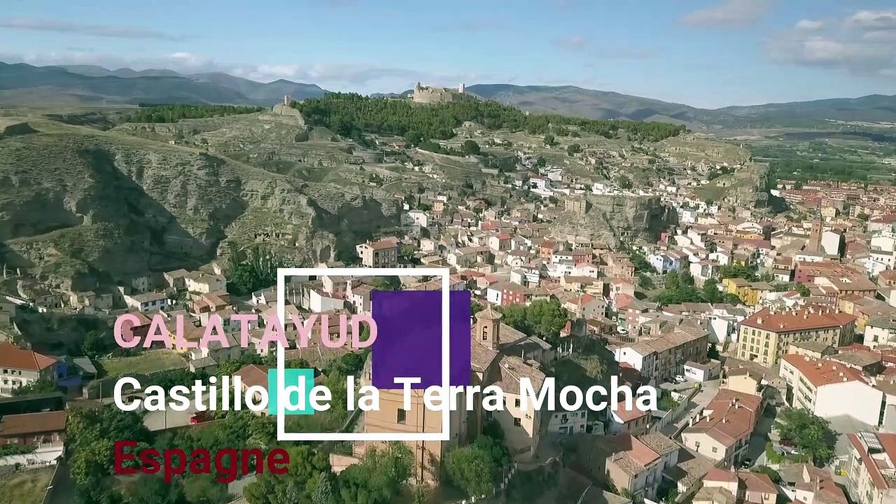 Calatayud et son Castillo (drone)