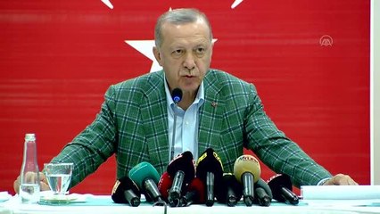 Son dakika haberleri... Cumhurbaşkanı Erdoğan: "Ormanlarımızı yakanları bulup ciğerlerini yakmak boynumuzun borcudur"