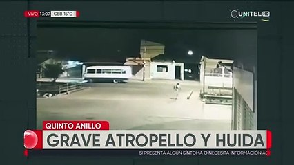 La madrugada del sábado se produjo el atropello de un hombre que cruzaba la avenida