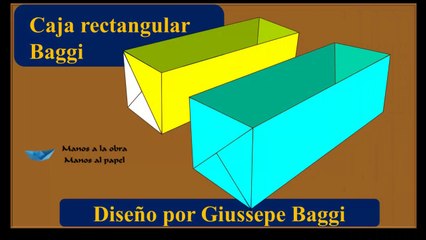 Caja rectangular Baggi
