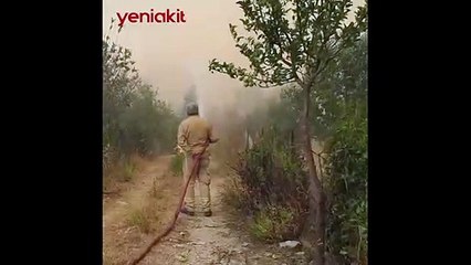 Manavgat'taki orman yangını şehidinin son görüntüleri ortaya çıktı