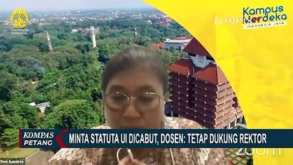 Minta Statuta UI Dicabut, Dosen: Tetap Dukung Rektor