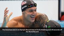 Dressel adds the 50m freestyle his gold medal collection