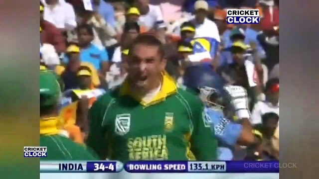 India Vs South Africa 2005 1st ODI _ India were 35-5 then YUVRAJ made India Comeback _ Ind vs SA