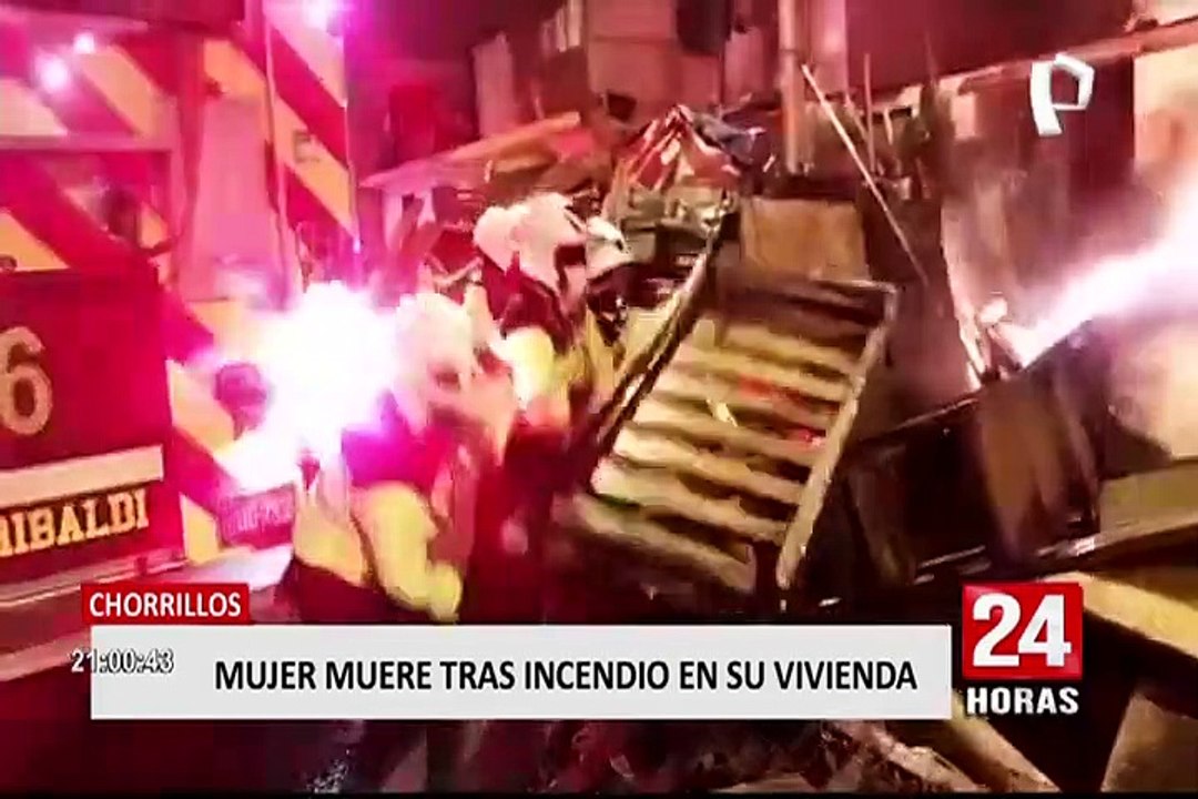 Chorrillos: anciana muere en incendio que consumió su vivienda